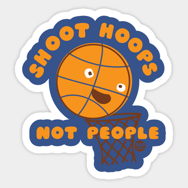 SHOOT HOOPS Sticker by toddgoldmanart